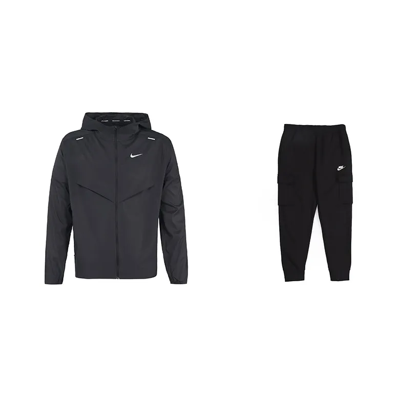 nike Повседневная спортивная одежда Унисекс Черный