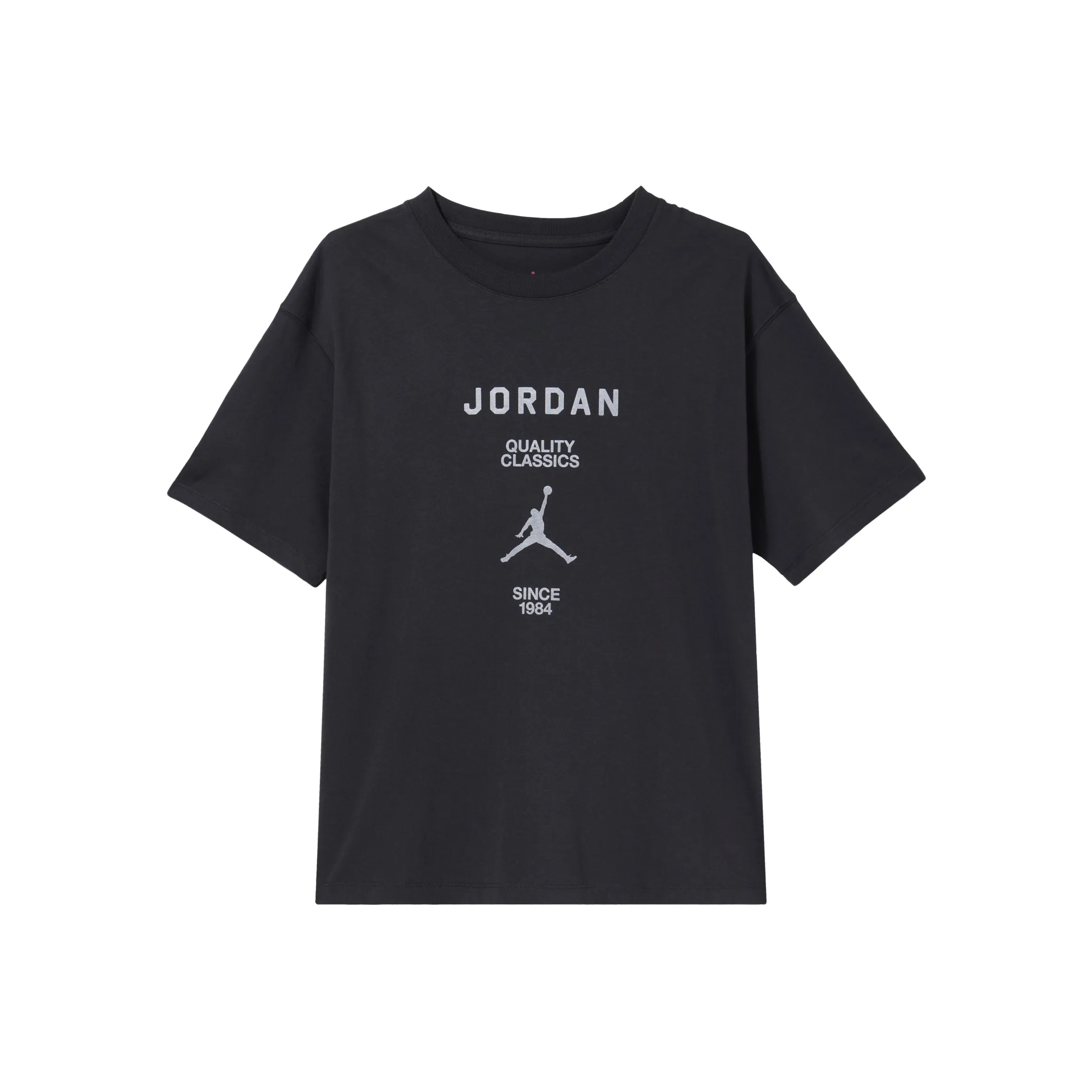 Джордан T Рубашка Женская Серый Черный Парус Белый