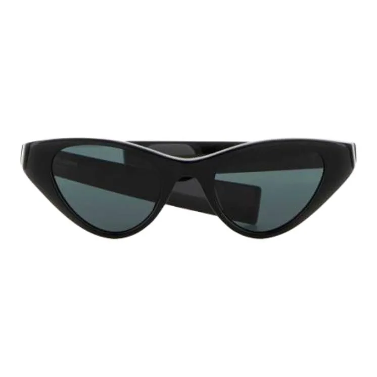 SAINT LAURENT Acetate Cat Eye Sunglasses Unisex Black