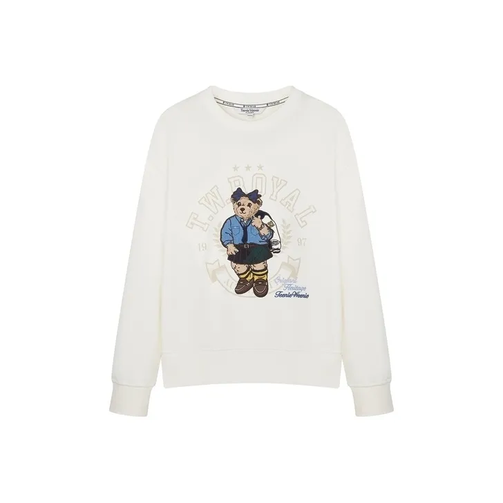 Teenie Weenie Свитшот Женские Айвори Белый