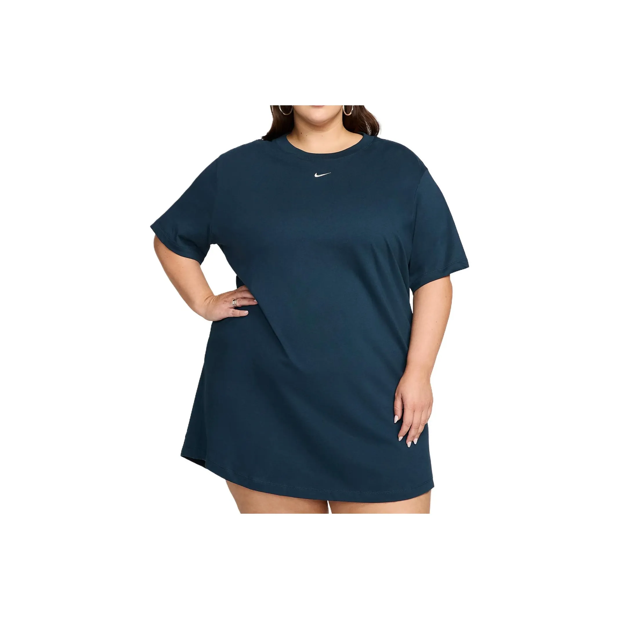 Nike Sportswear Essential Women's Short Sleeve T Shirt Dress Plus Size