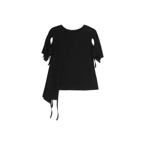 Yohji Yamamoto Черные Женские Футболки