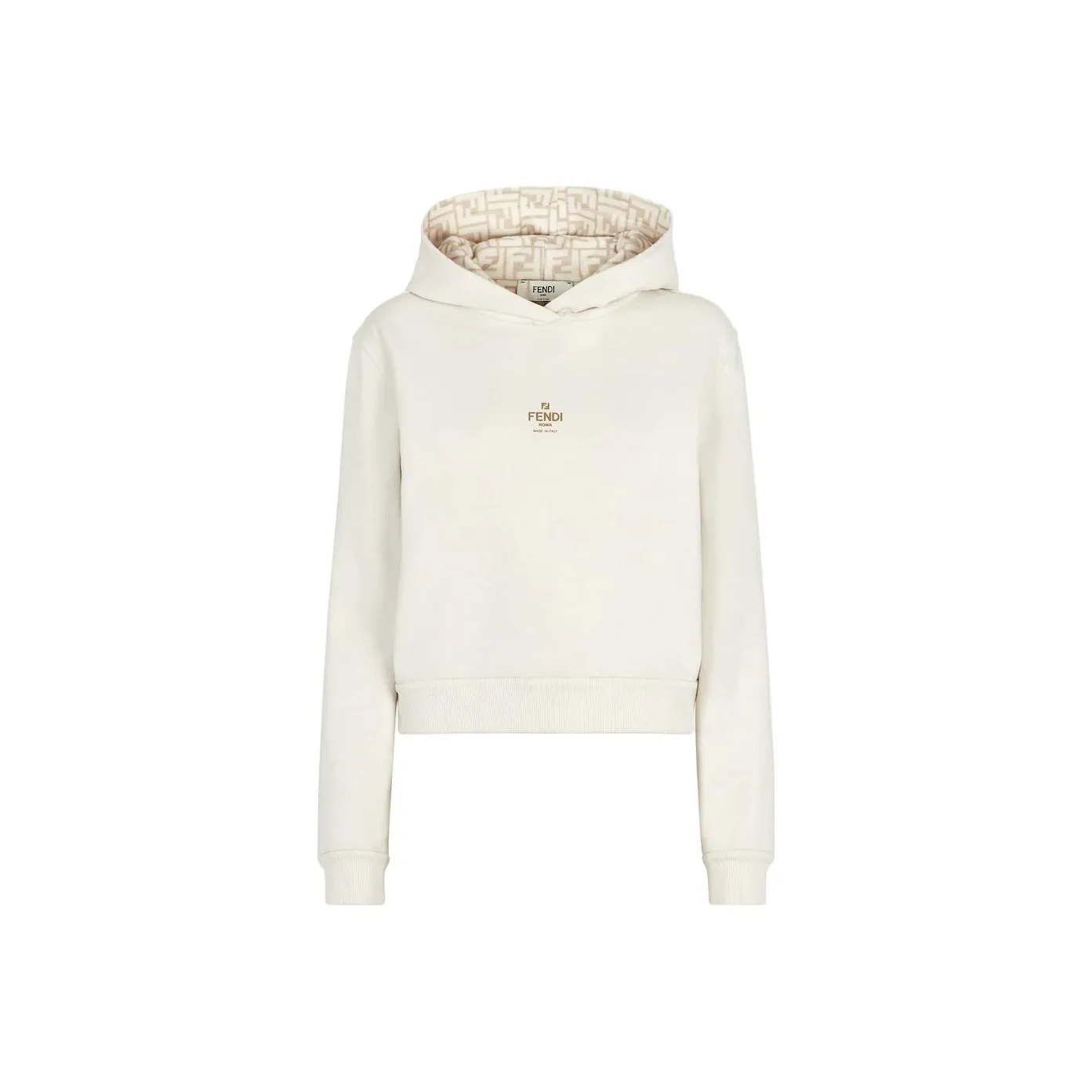 FENDI Reversible Cropped Hoodie