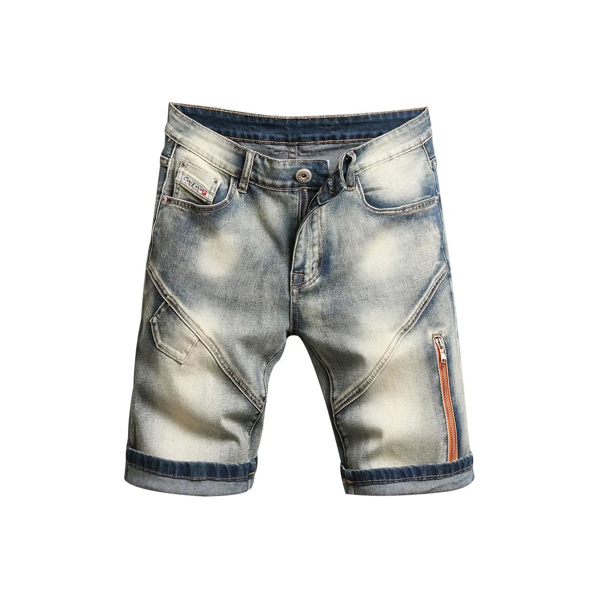 VALKOMM Джинсовые шорты Унисекс Выстиранный цвет