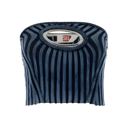 DIESEL Синий Женские Топы без бретелек