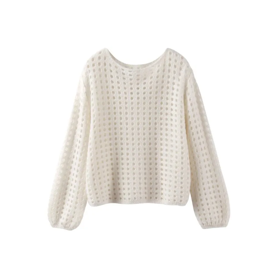 MAIGRE SIMHAT Кашемир Свитер Женский Белый