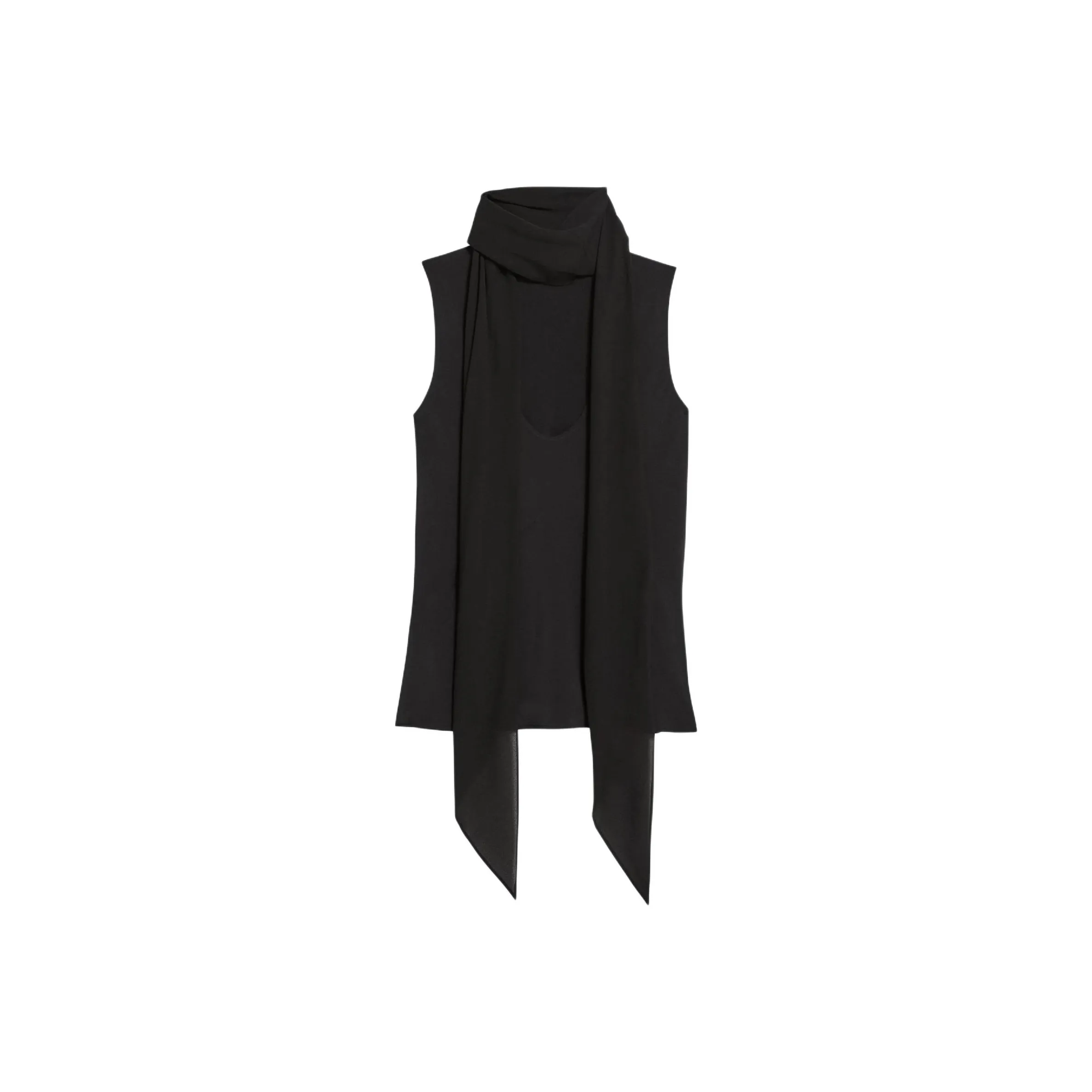 Helmut Lang Sleeveless Scarf Top