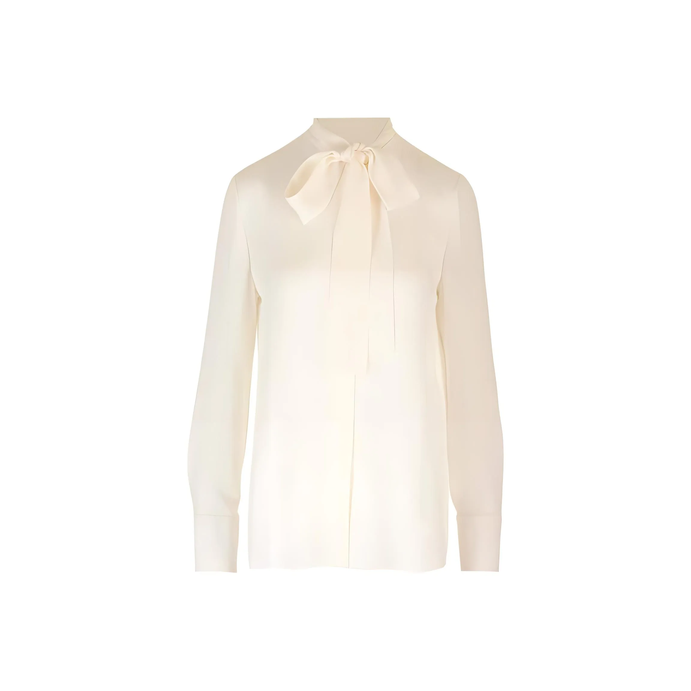 Valentino Scarf Detailed Long Sleeved Blouse