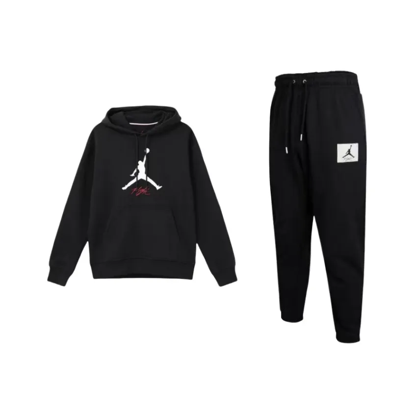 Jordan Sweatshirt Set Men's Black