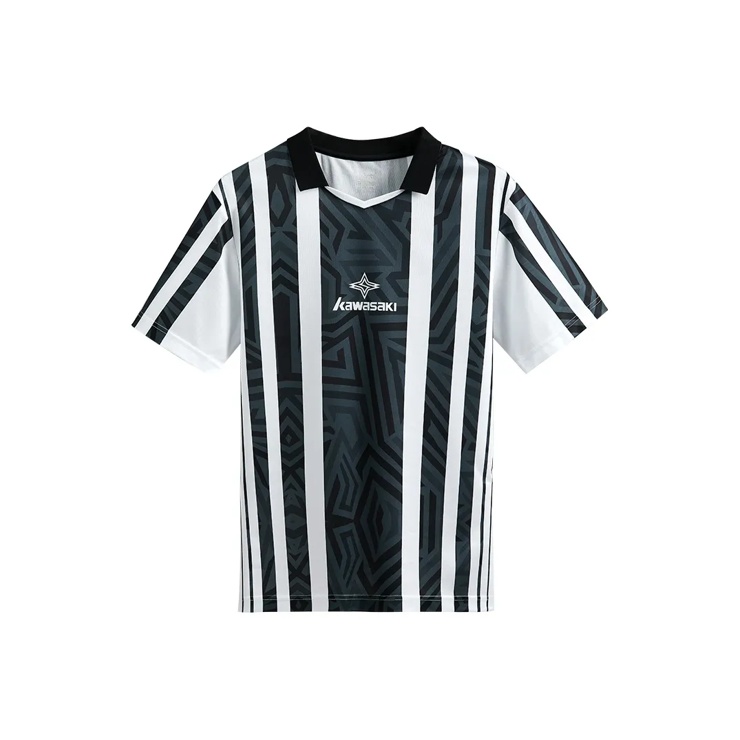 Kawasaki Vintage Collection Бадминтон Джерси Унисекс Черный Белый