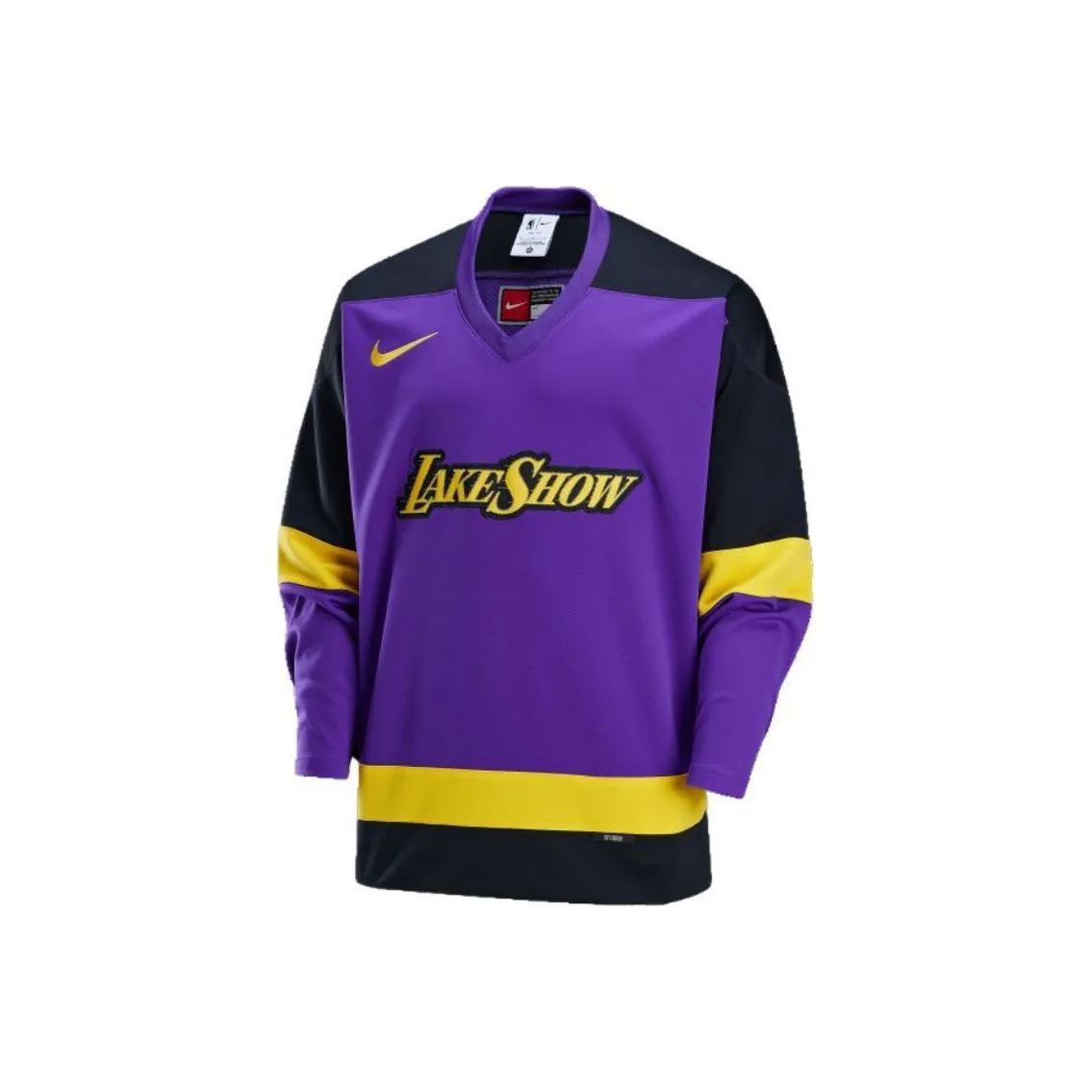 Nike NBA City Edition Collection Спортивная одежда Мужская Allover Фиолетовый Черный Амарилло-желтый Черный