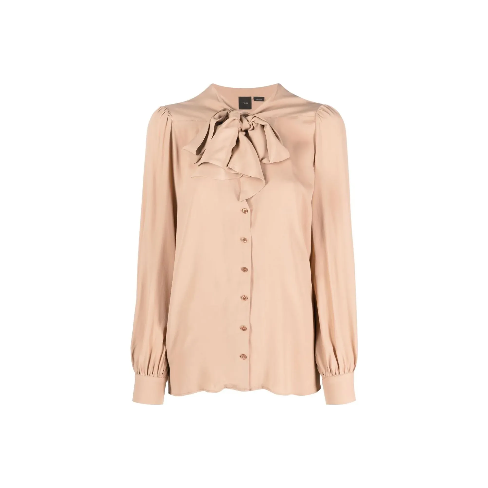 PINKO FW23 Рубашка Женская Песочно-Бежевая