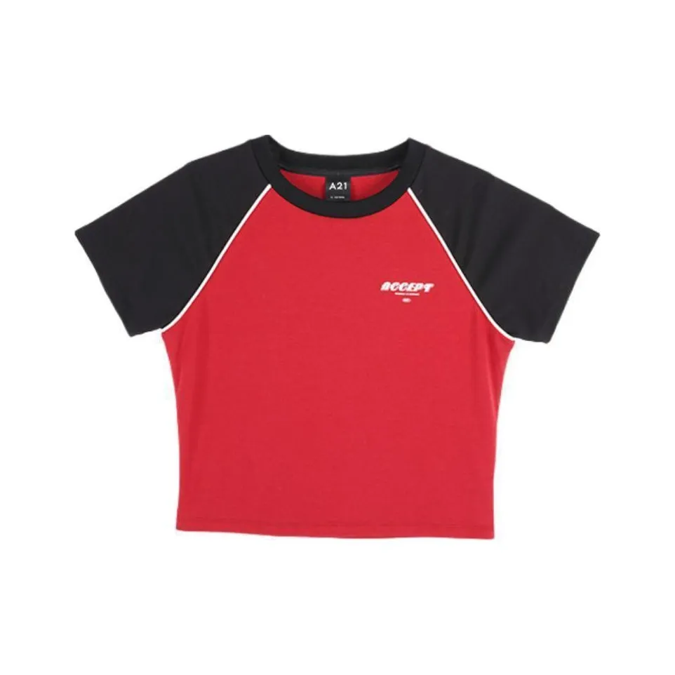 A21 Бордовый Женские Футболки