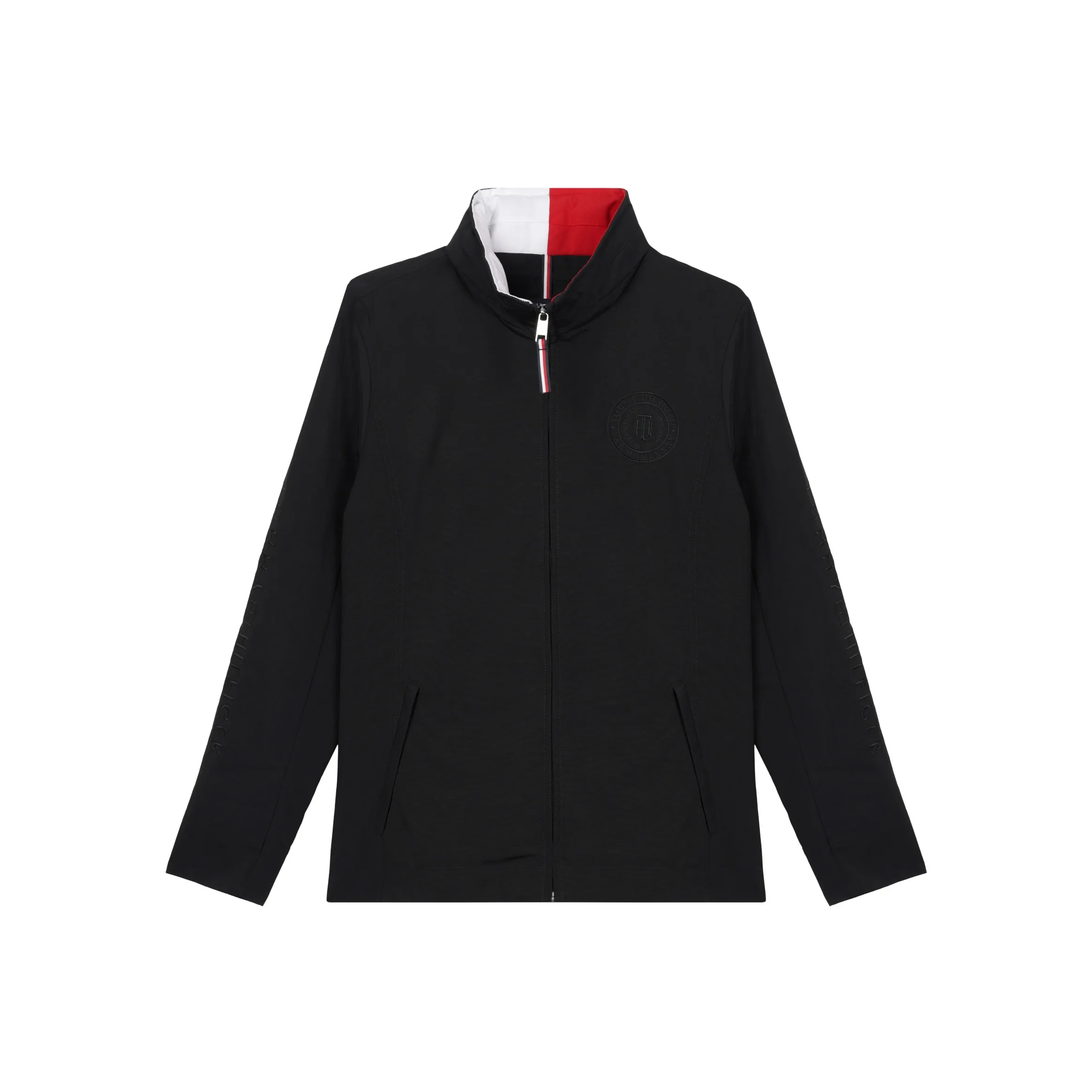 Tommy Hilfiger Belted Hilfiger Yacht Jacket Jackets Dark Sable Jackets & Coats Women's Black