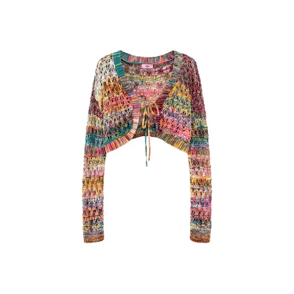 CHUU Knitwear Women's Rainbow Stripes