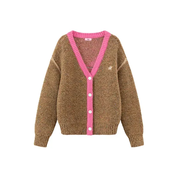 CHUU Коричневый Женский Трикотаж