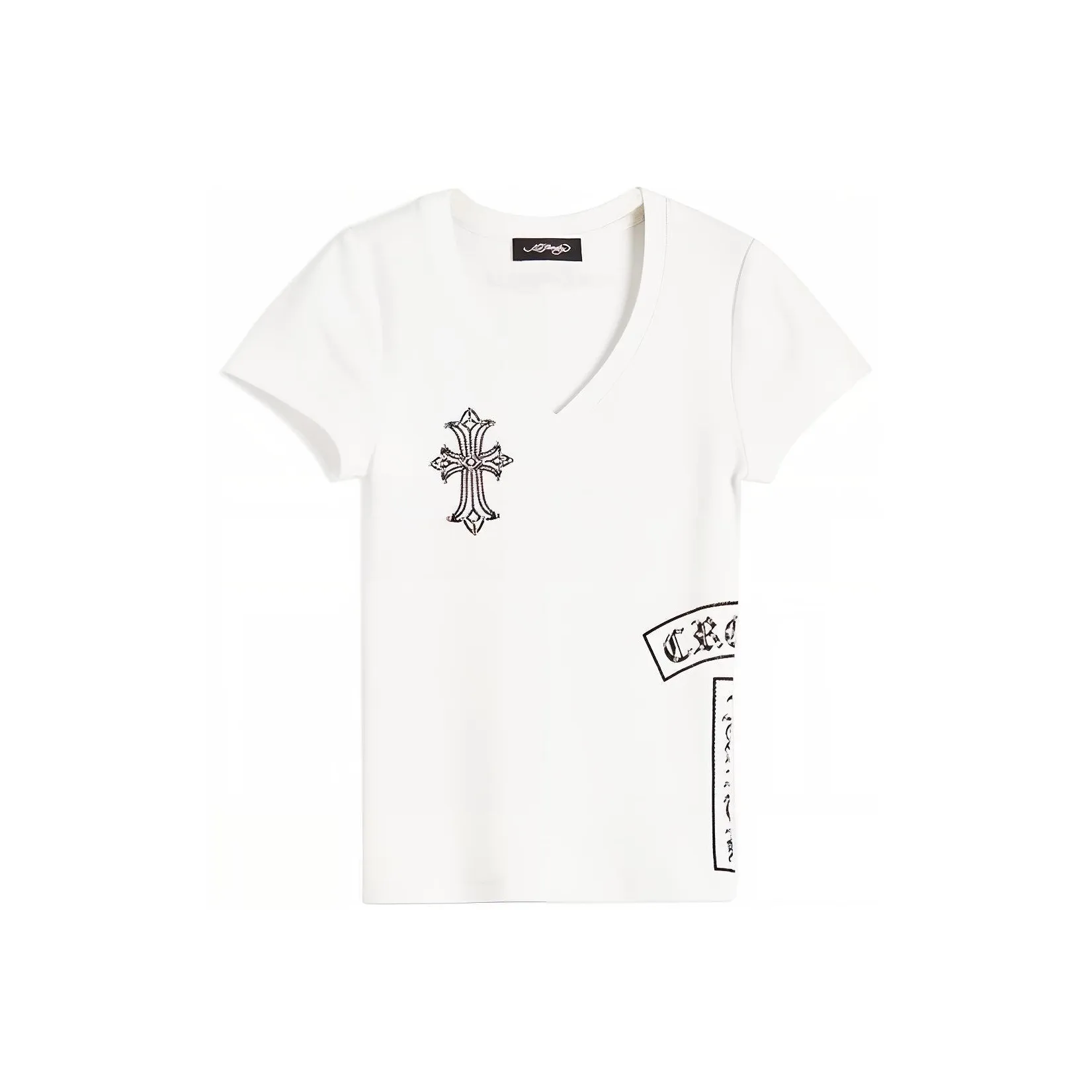 Ed Hardy SS24 T-Shirt Женская Белая