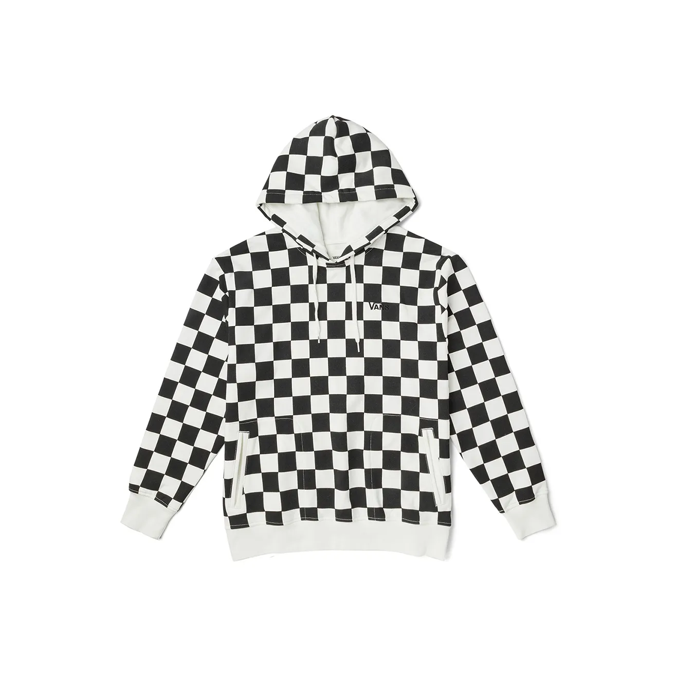 Vans Sweatshirts Women's Black White Checkerboard