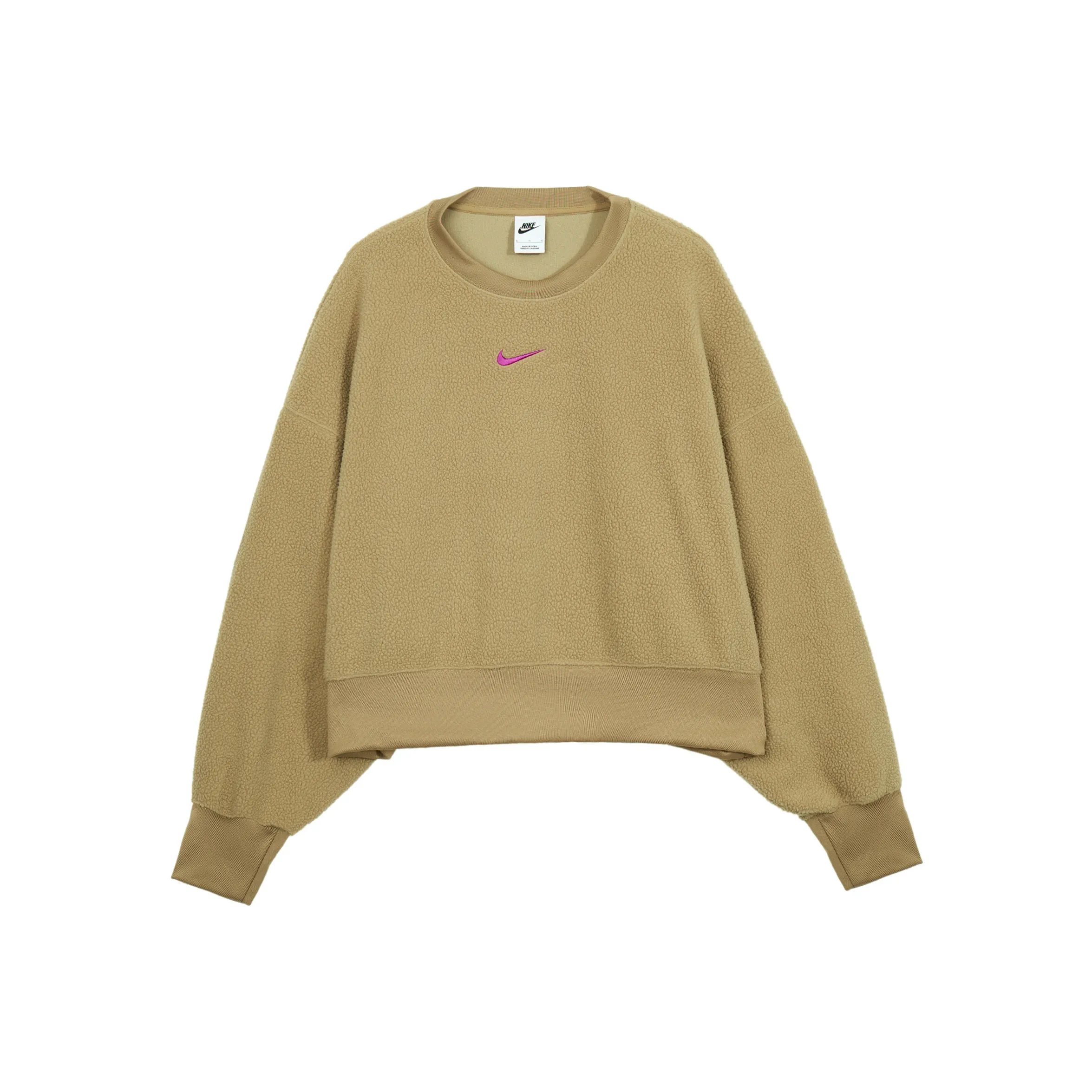 NIKE Верблюжий Женские Свитшоты