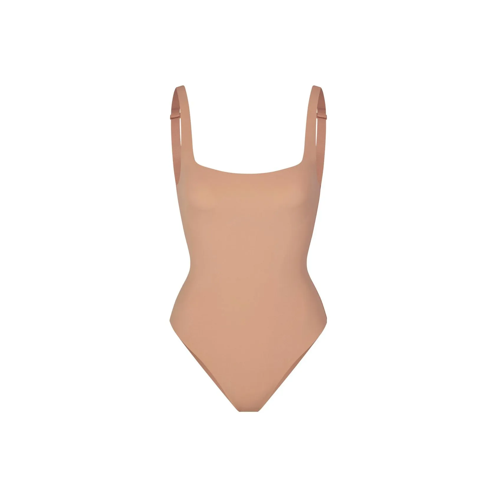SKIMS NAKED SCOOP BRIEF BODYSUIT Jumpsuit Women's Sienna/Ochre