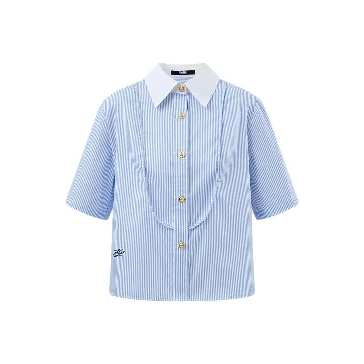 Karl Lagerfeld Рубашка Женская Синяя