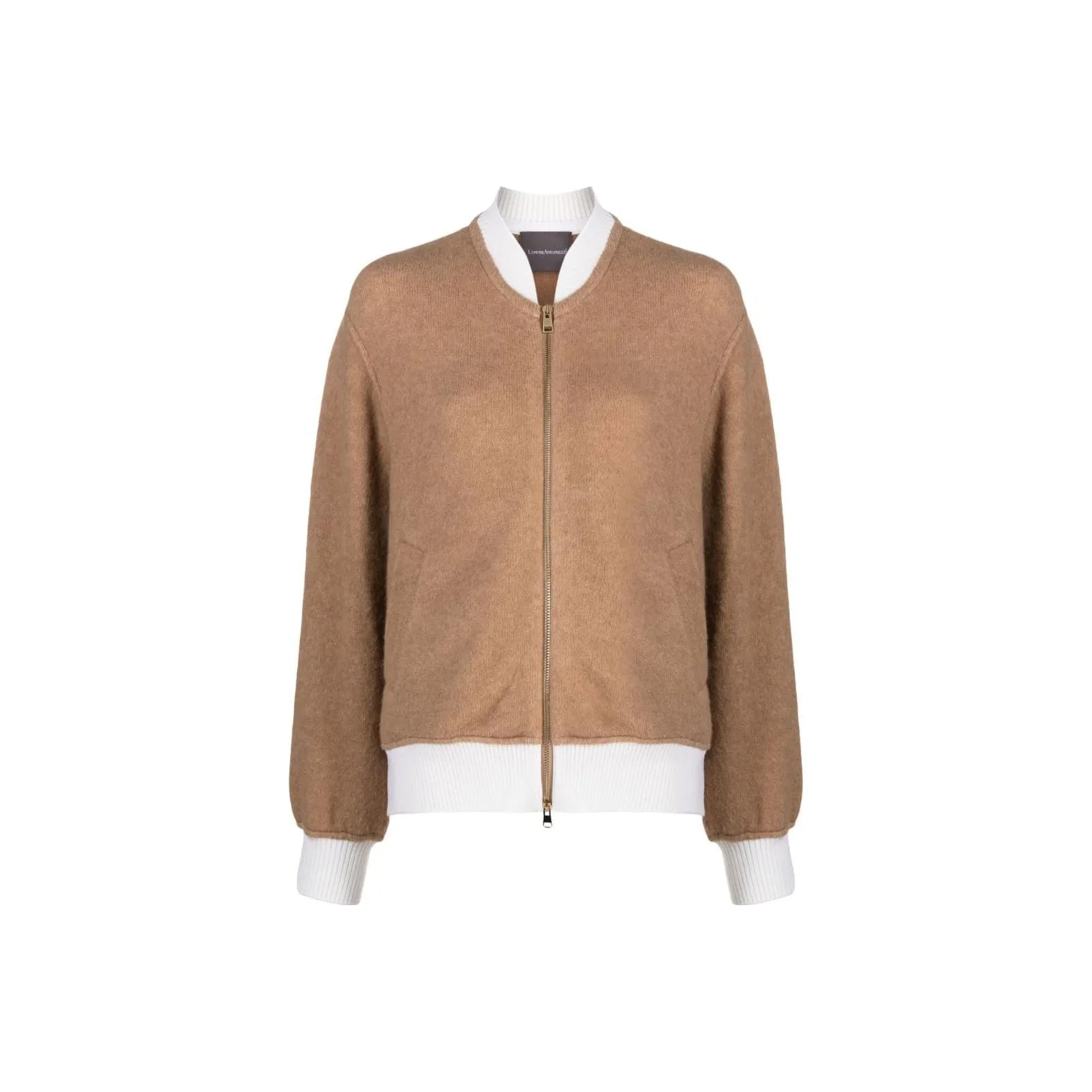 Lorena Antoniazzi Colour block Zip up Cardigan