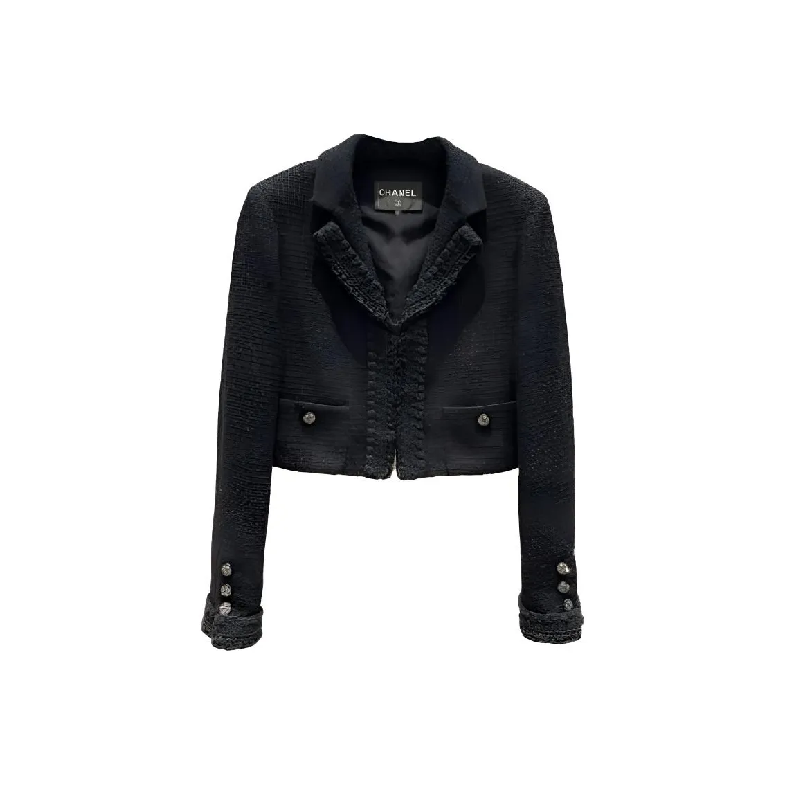 CHANEL Jackets Coats Women's Black