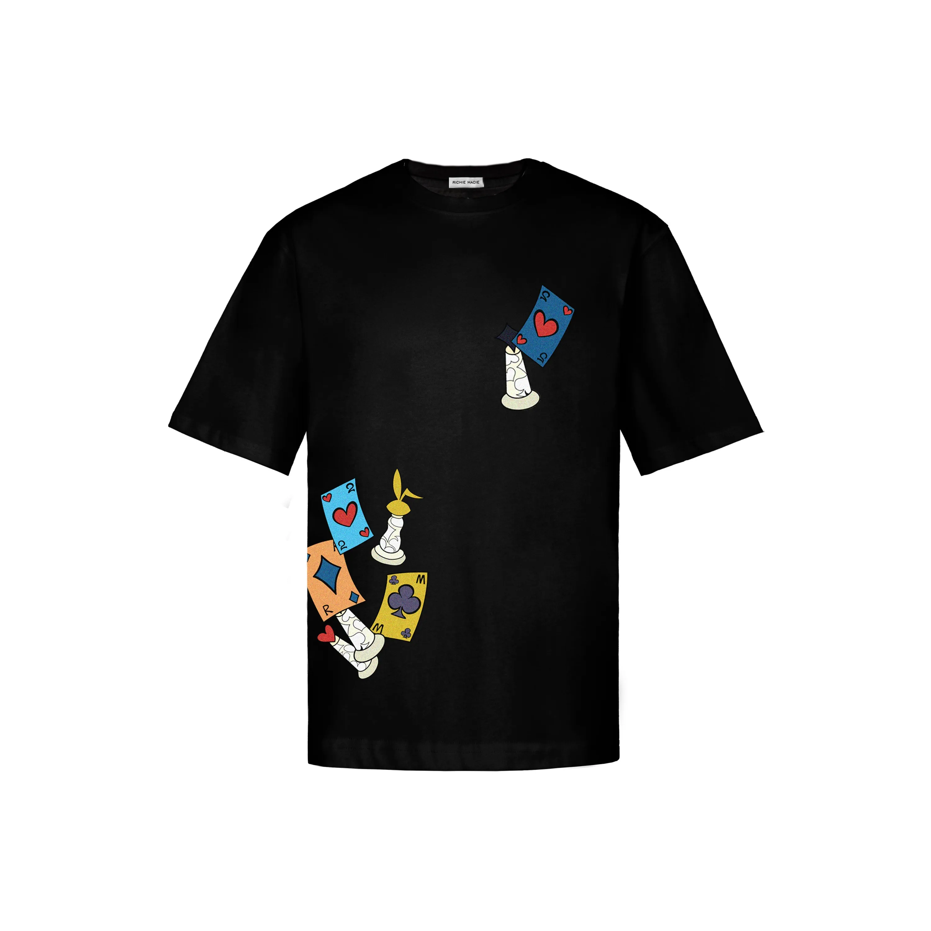 Richie Macie T-Shirt Женская Черная