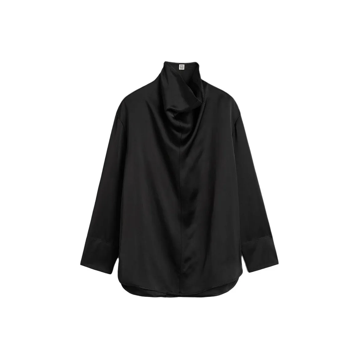 TOTEME FW24 Рубашка Женская Черная