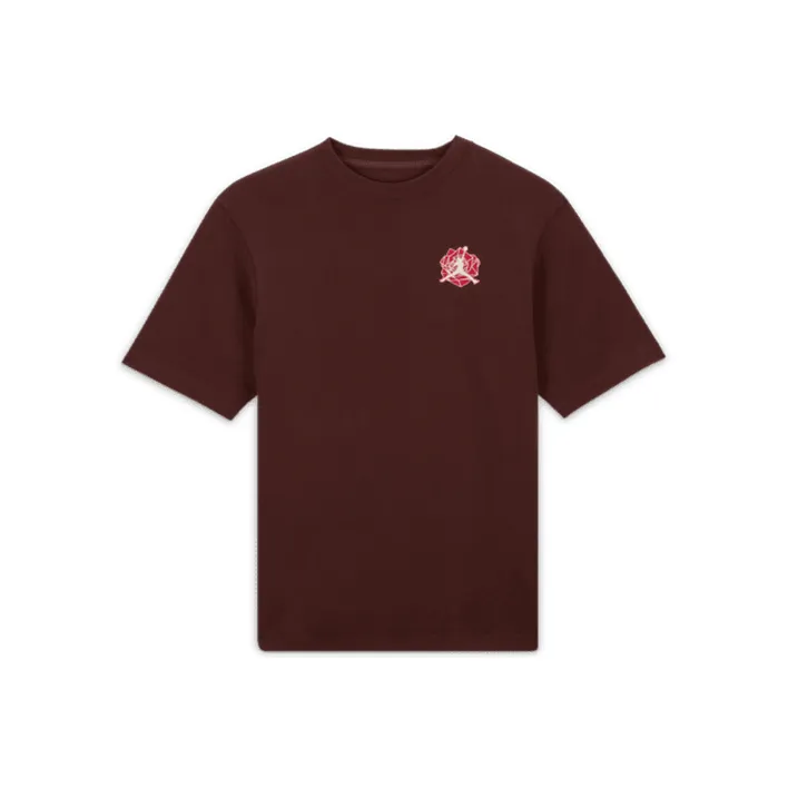 Jordan Set-in Sleeve T-Shirt Women's Coffee Asia Version