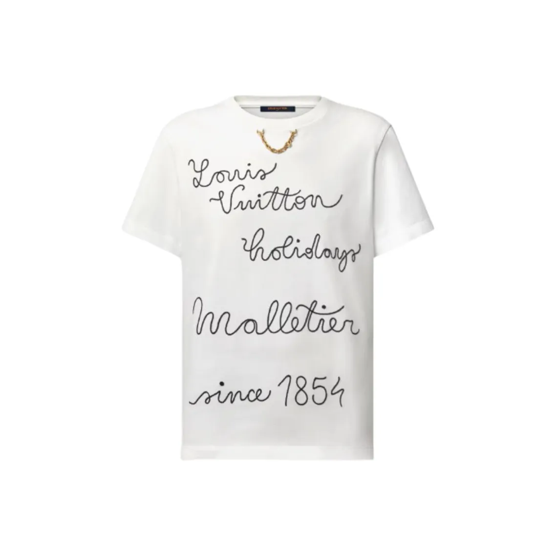 LOUIS VUITTON Embroidered Lv Club T Shirt
