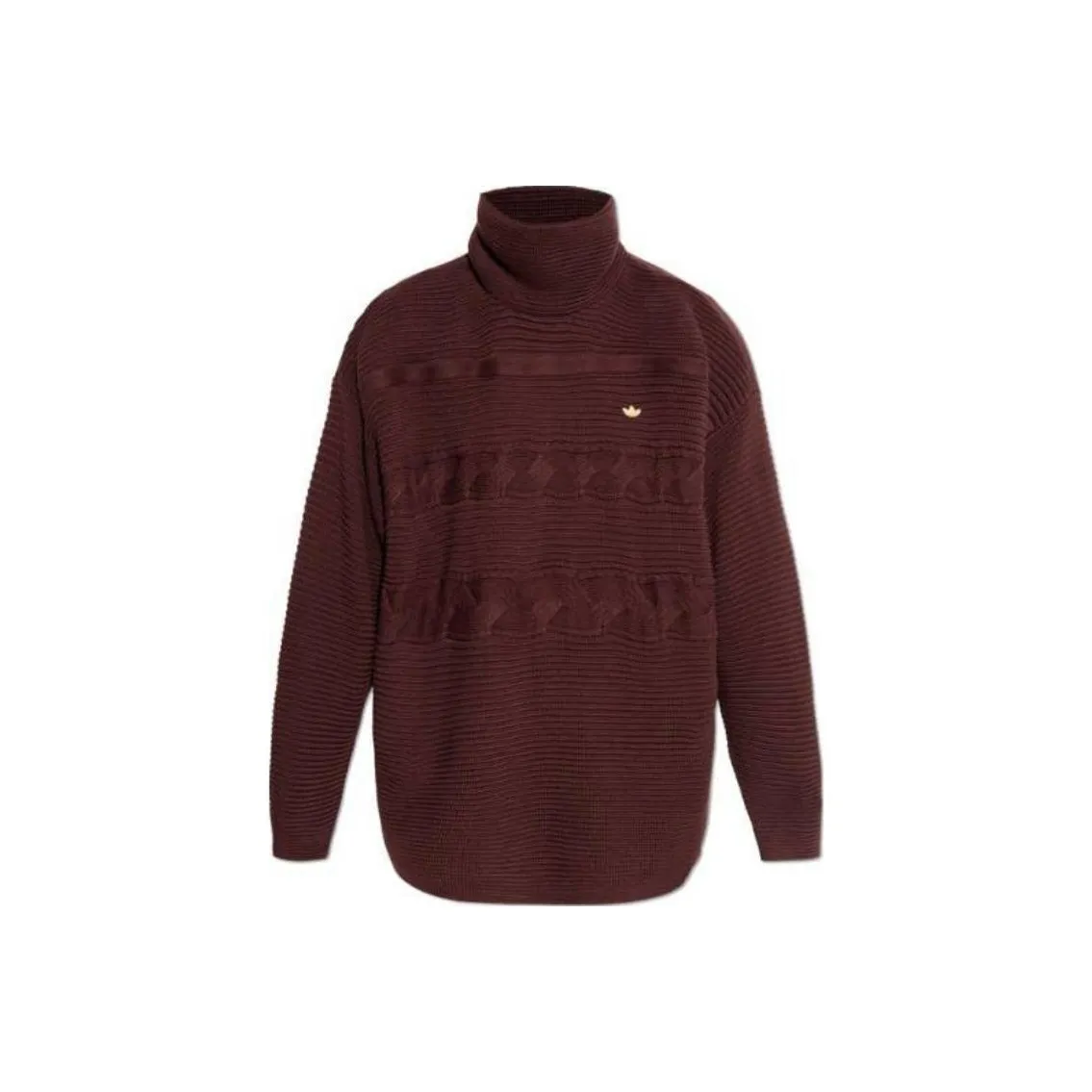 Adidas Premium Oversized Knit Turtleneck Jumper
