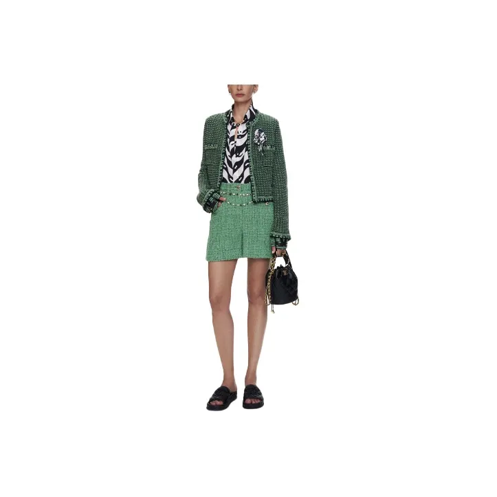 CHANEL Jackets Women's Green