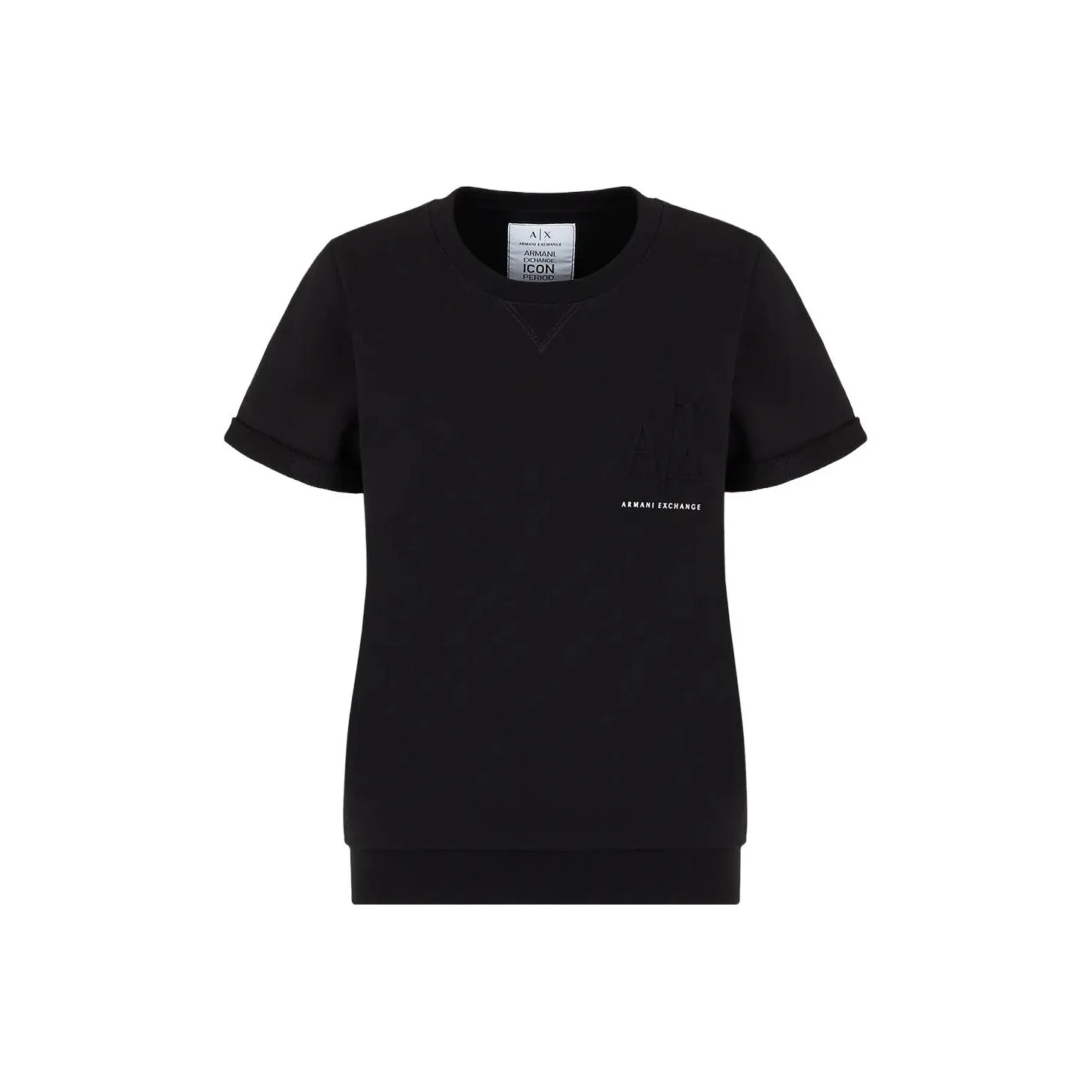 EMPORIO ARMANI SS23 T-Shirt Женская Черная