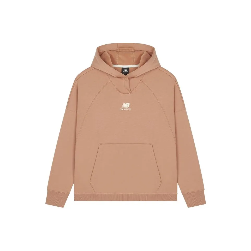 New Balance Свитшот Женский Коричневый