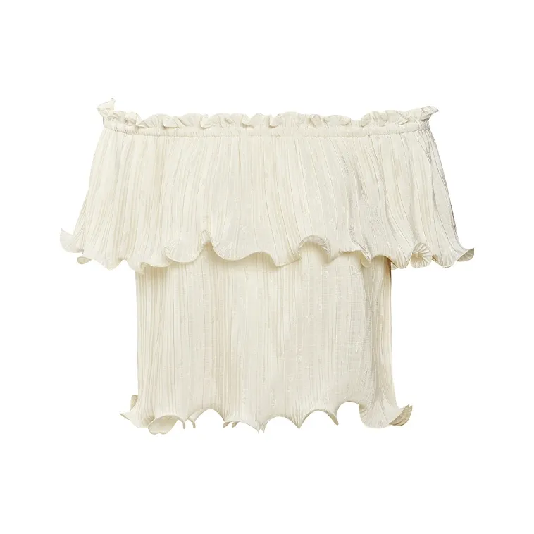 TAMMY TANGS Шифон Рубашка Женская Абрикос