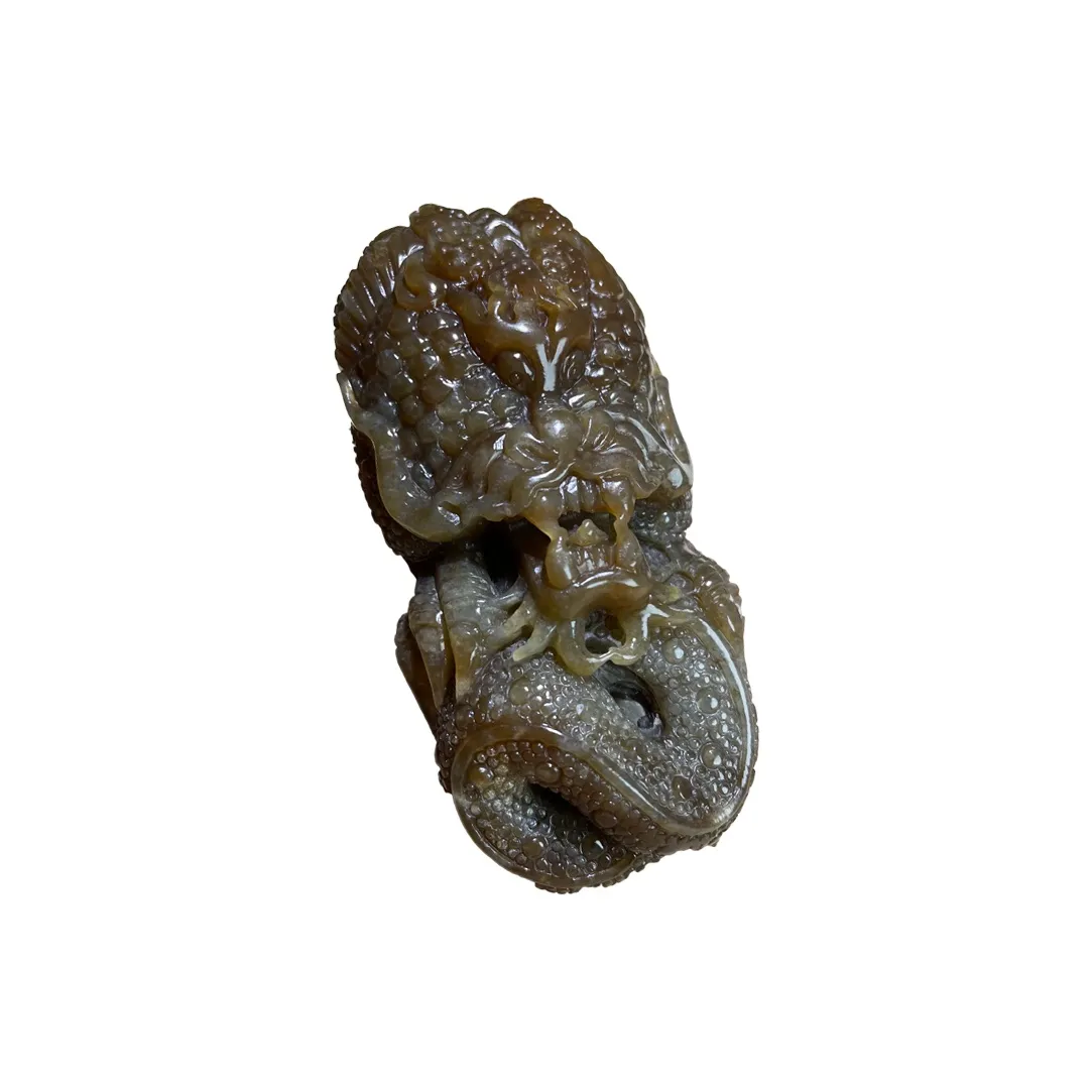 BUDOUXIAOAI Hetian Jade Handheld Piece Sugar Jade Men's
