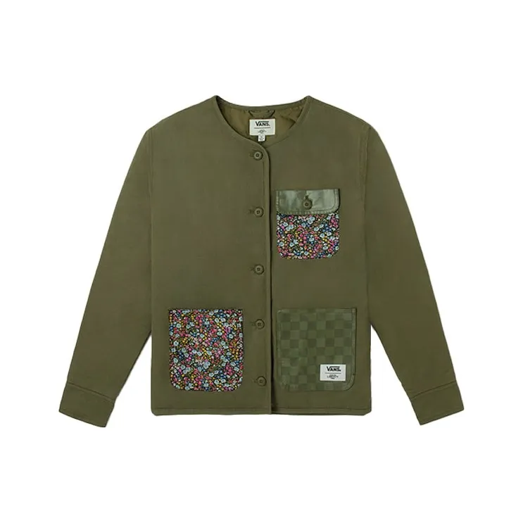 VANS Liberty Fabrics collaboration Зеленая Женская Куртка