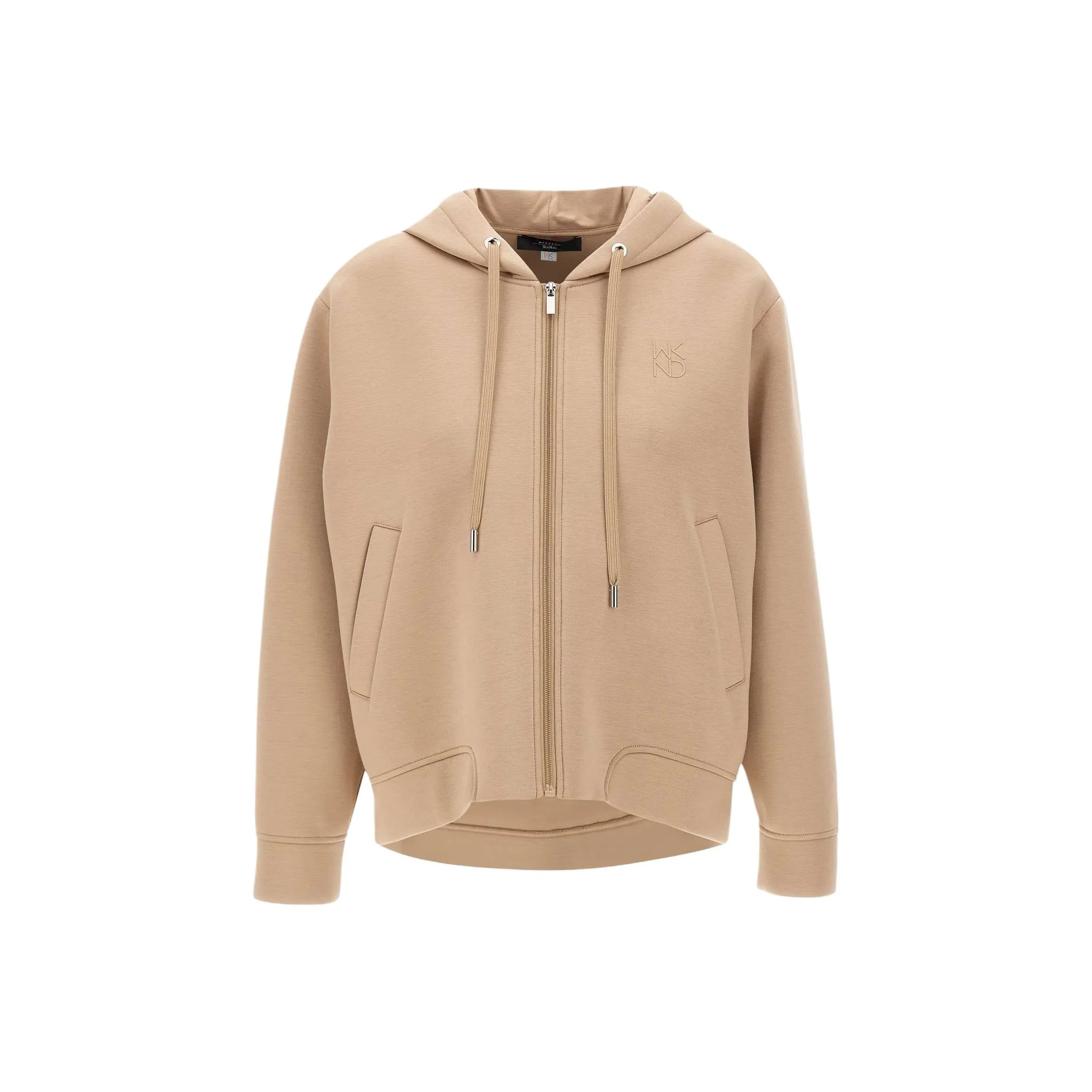 WEEKEND MaxMara Zip Up Drawstring Hoodie