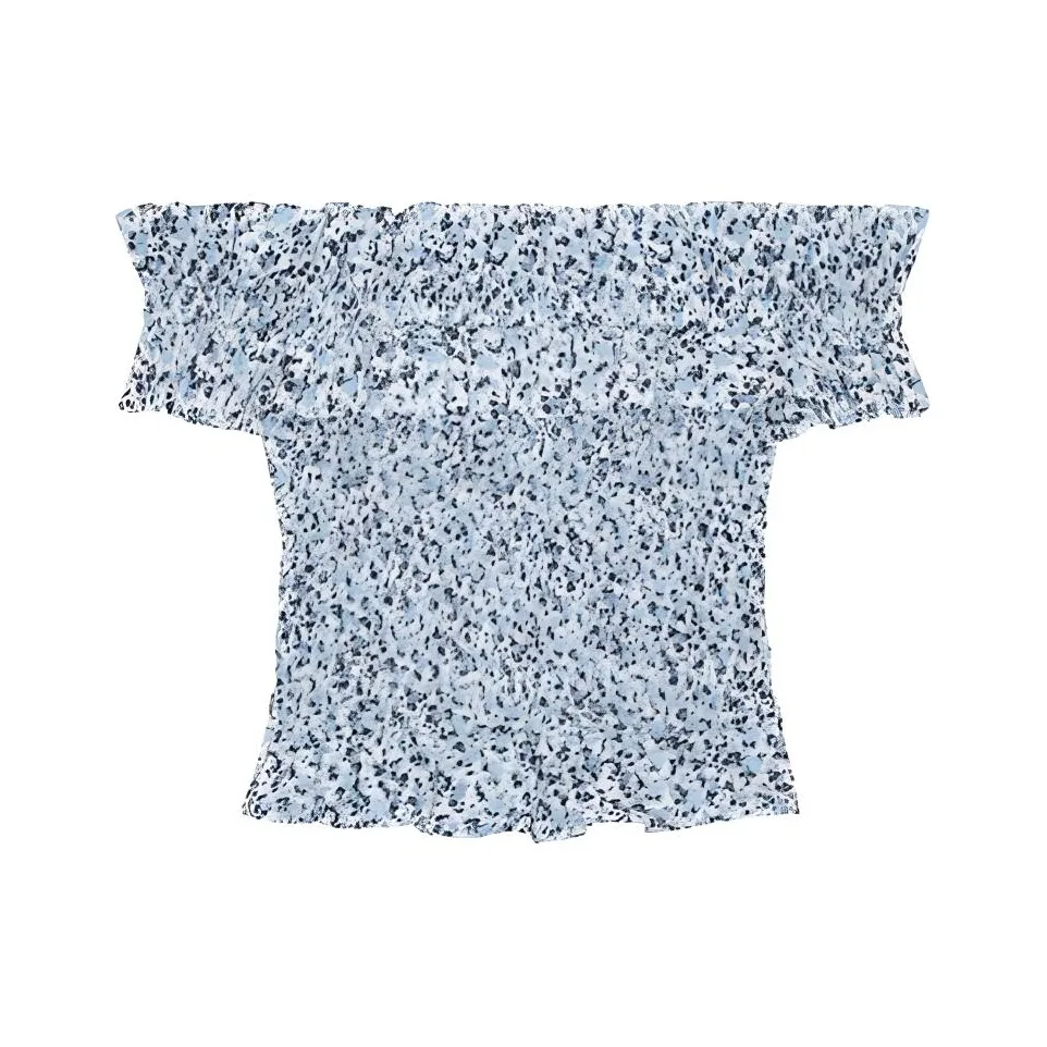 GANNI T-рубашка женская ледниково-голубого цвета