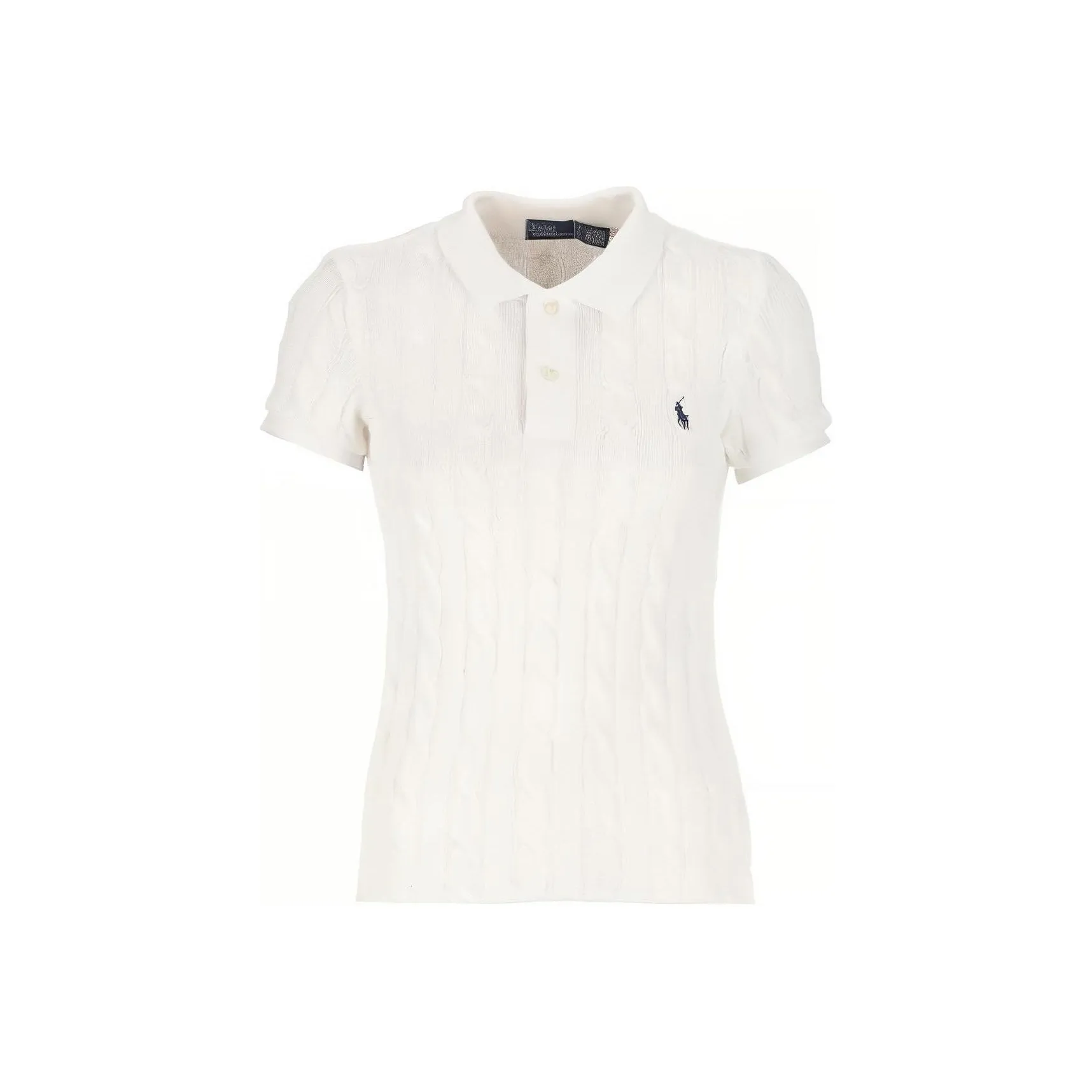 Polo Ralph Lauren Polo Pony Embroidered Knitted Polo Top