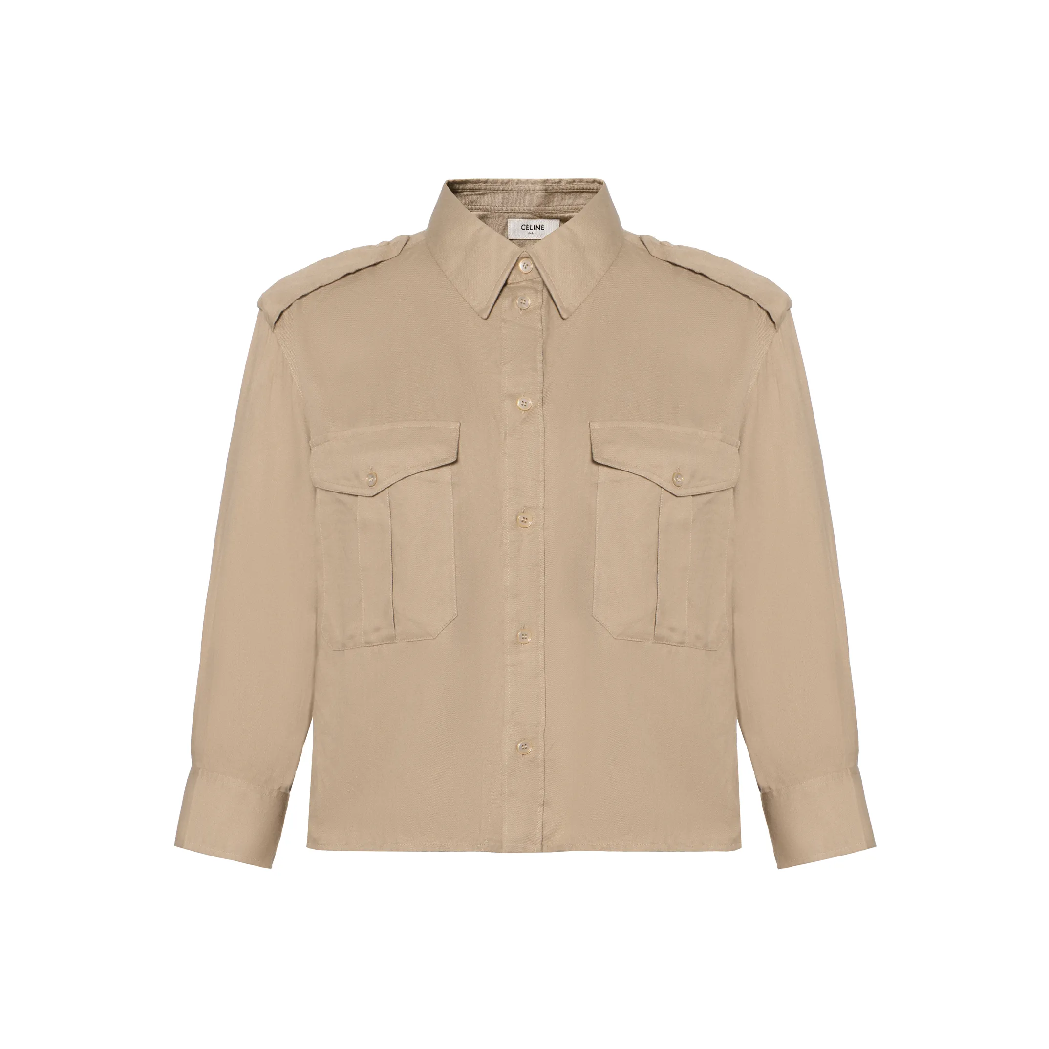 CELINE Коричневые Женские Рубашки
