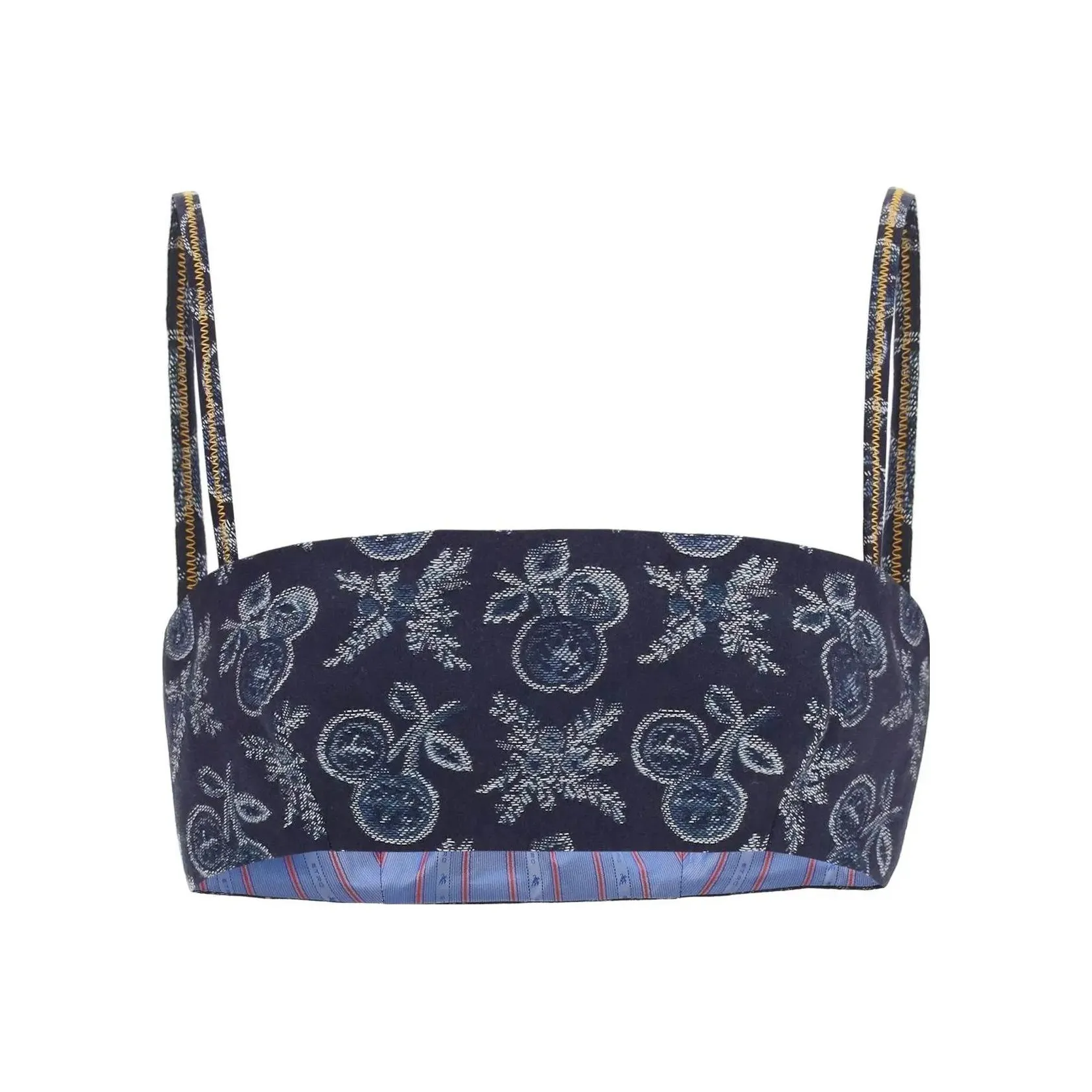 ETRO Patterned jacquard Bralette