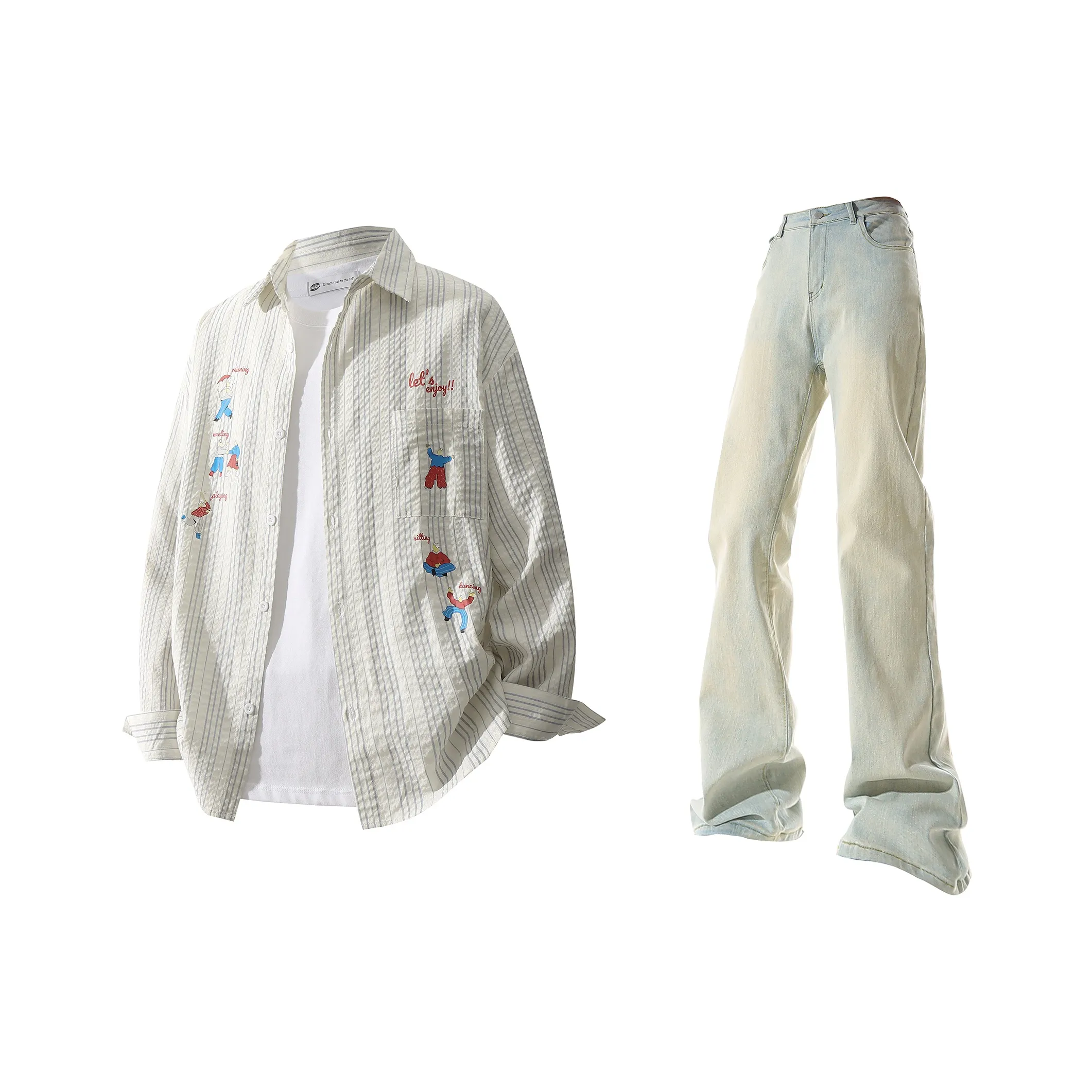 Tre Club Shirt Matching Sets Unisex