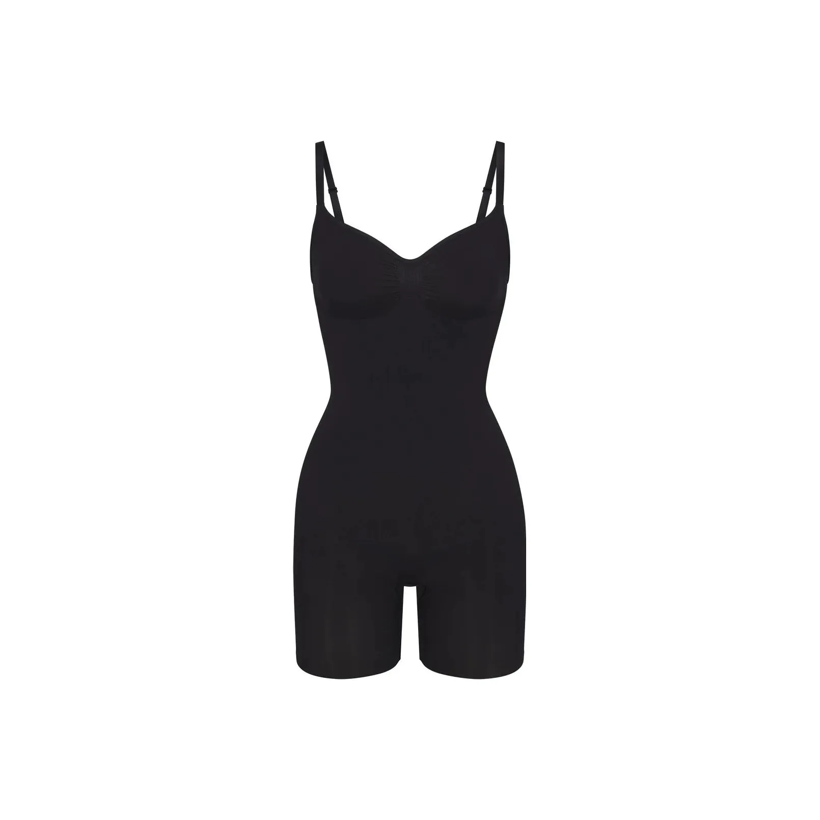 SKIMS SEAMLESS SCULPT MID THIGH BODYSUIT Bodysuits Women's Black/ONYX