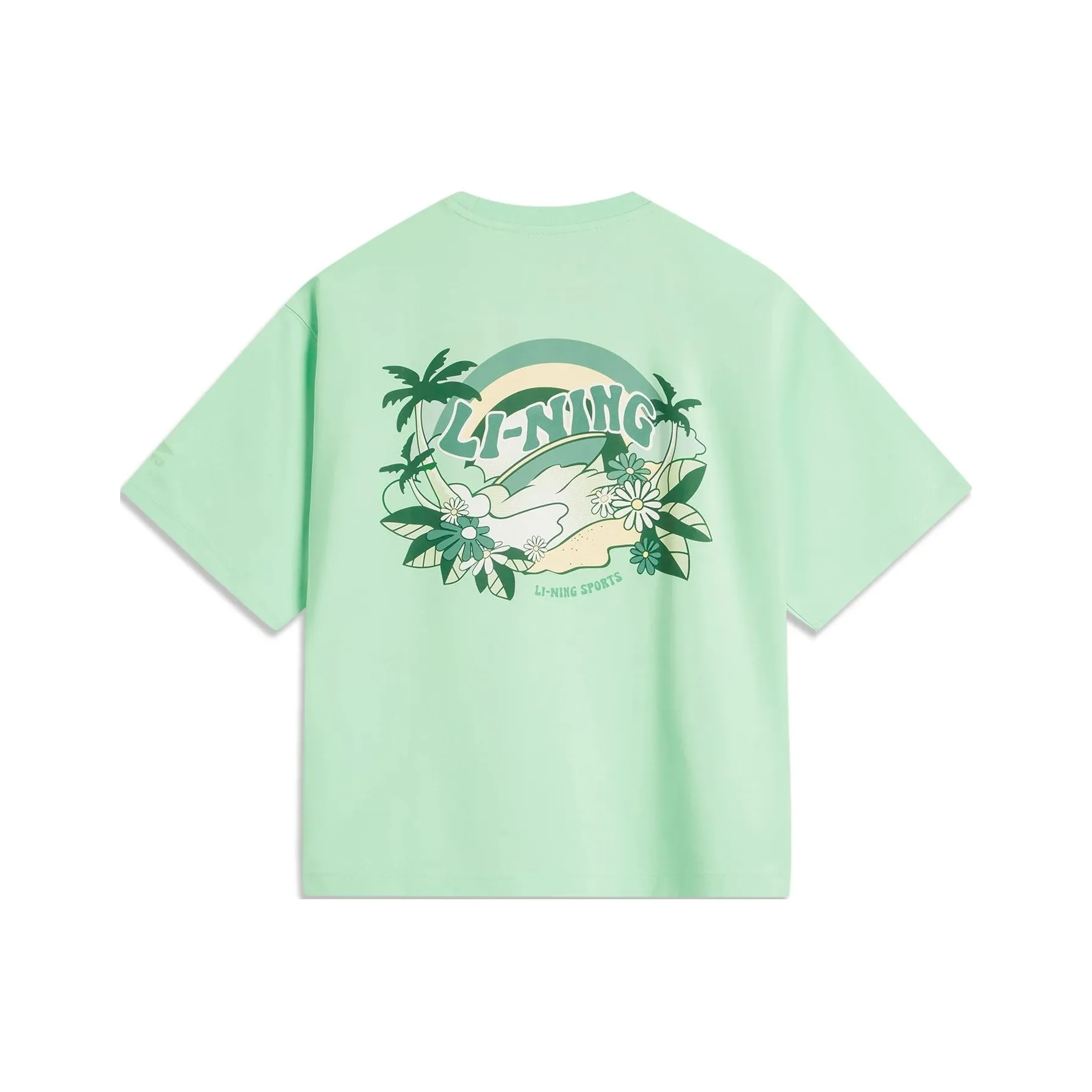 LiNing Sports Trend Series T Shirt Women's Cooling Green