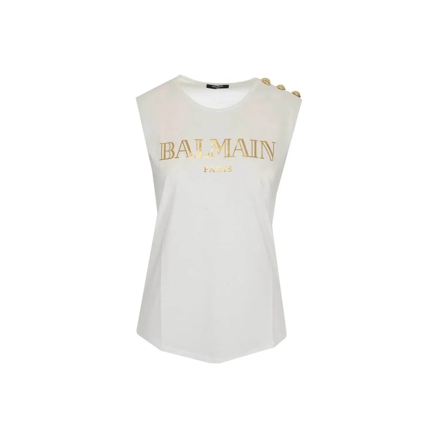 BALMAIN T Shirts Women's White