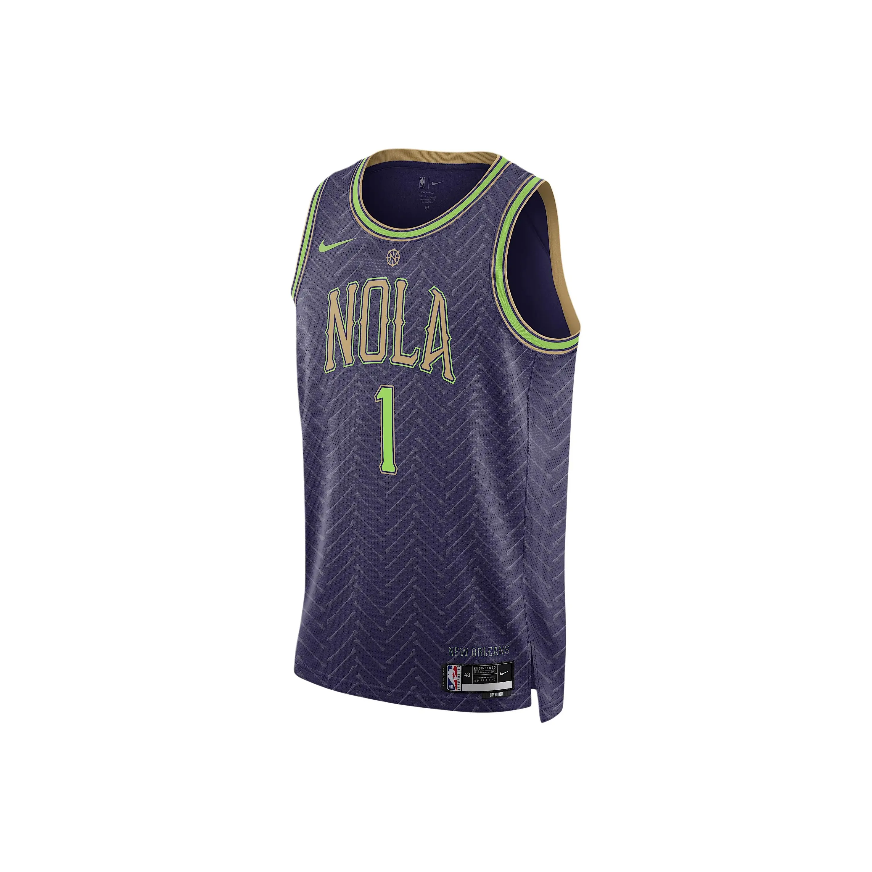 Nike Zion Williamson New Orleans Pelicans 2024/25 City Edition Men's Nike Dri FIT Nba Swingman Jersey