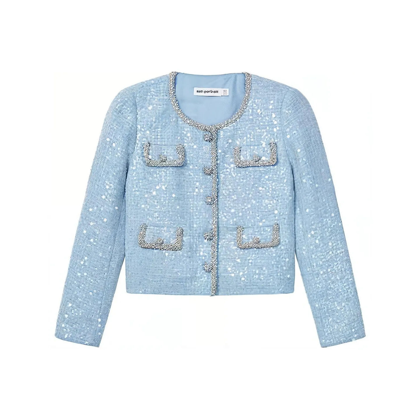 Self portrait Jackets & Coats Women's Misty Blue