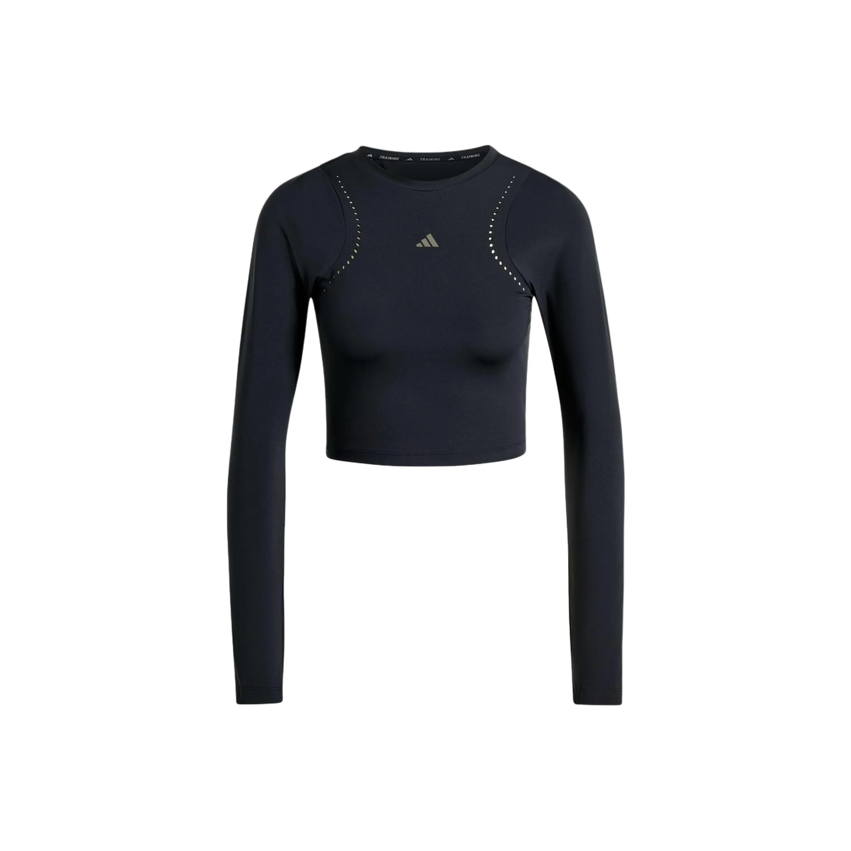 Adidas Free Shipping With AdiClub Hiit Seasonal Crop Long Sleeve Training Tee